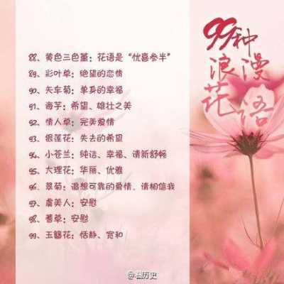 什么花的花语是追寻（什么花的花语是追逐）