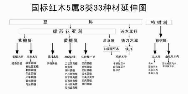 酸枝木种类如何划分（酸枝木有多少种类）