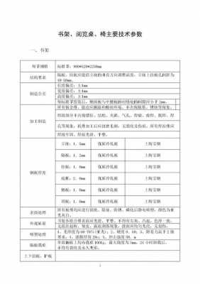 家具主要技术指标（家具主要技术指标是什么）